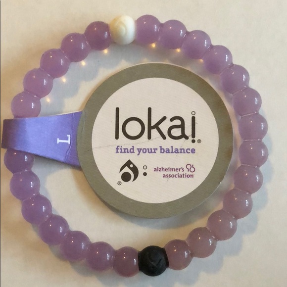Alzheimer’s Lokai Bracelet Purple - Picture 3 of 4